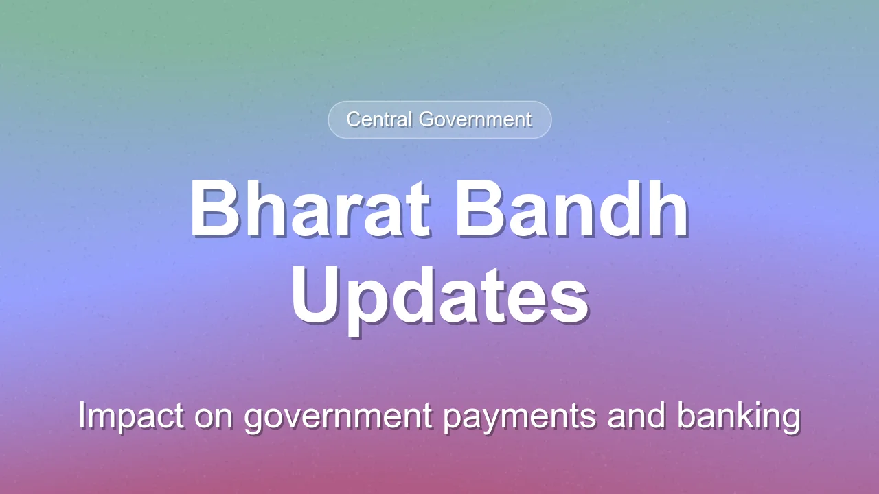 Bharat Bandh 2026: Impact on Pensions and PM-KISAN Payments