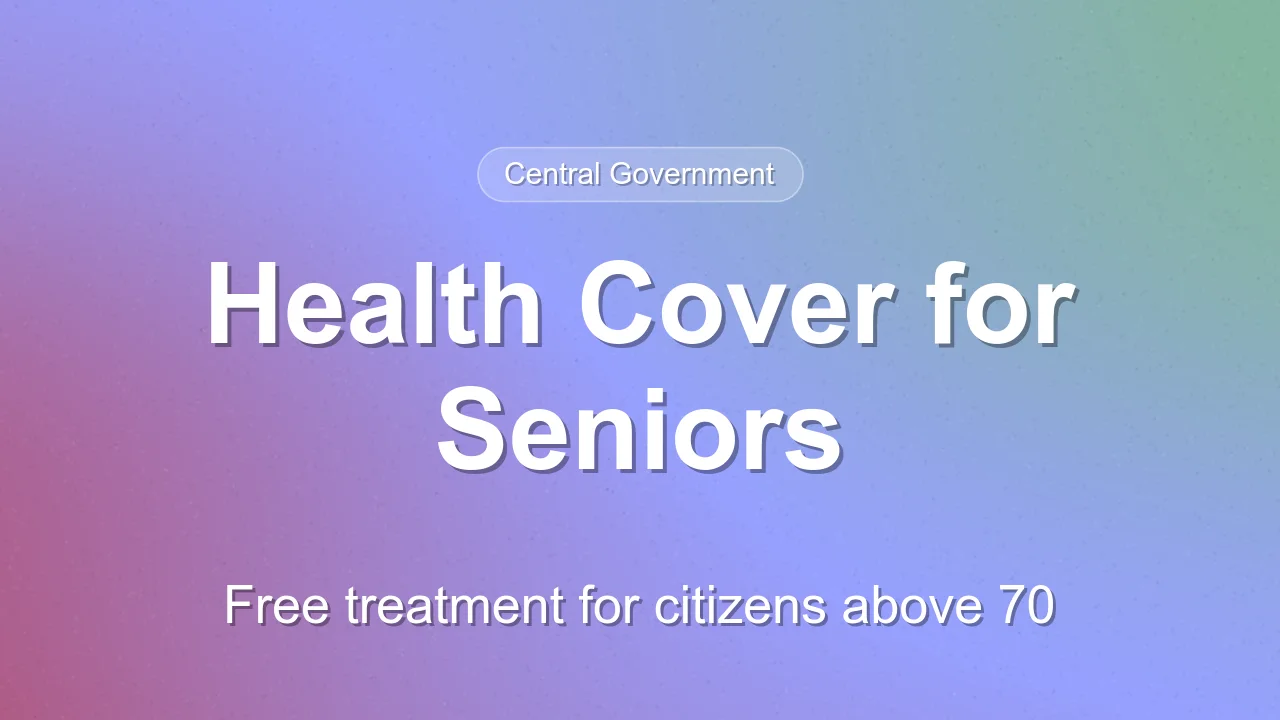 Ayushman Vaya Vandana Card: Health Coverage for Seniors Over 70
