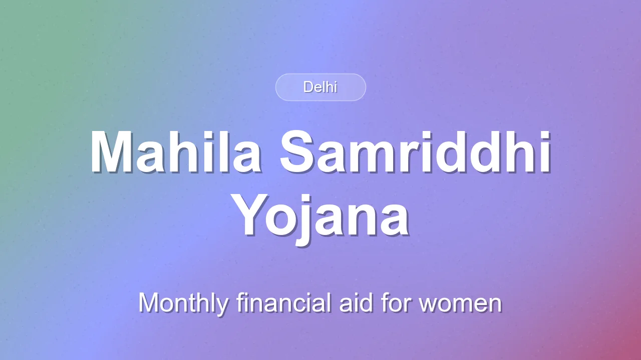 Delhi Government Prepares for Mahila Samriddhi Yojana Launch