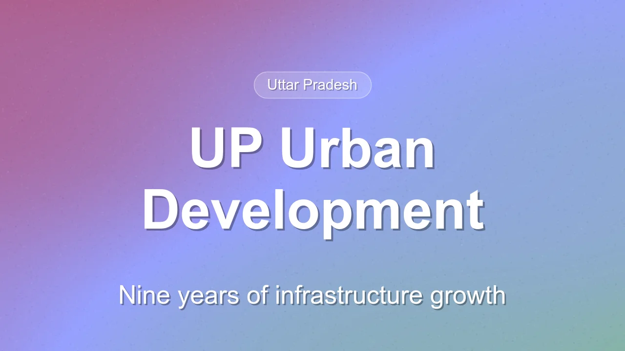 Urban Transformation in Uttar Pradesh Over Nine Years