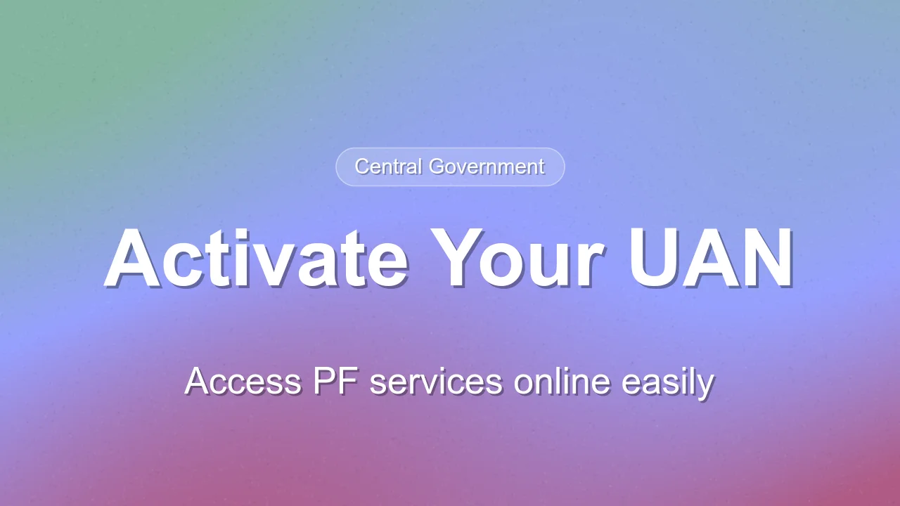 Guide to EPFO UAN Activation and Online Services