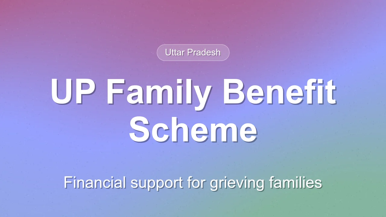UP Rashtriya Parivarik Labh Yojana 2026: Financial Aid for Families