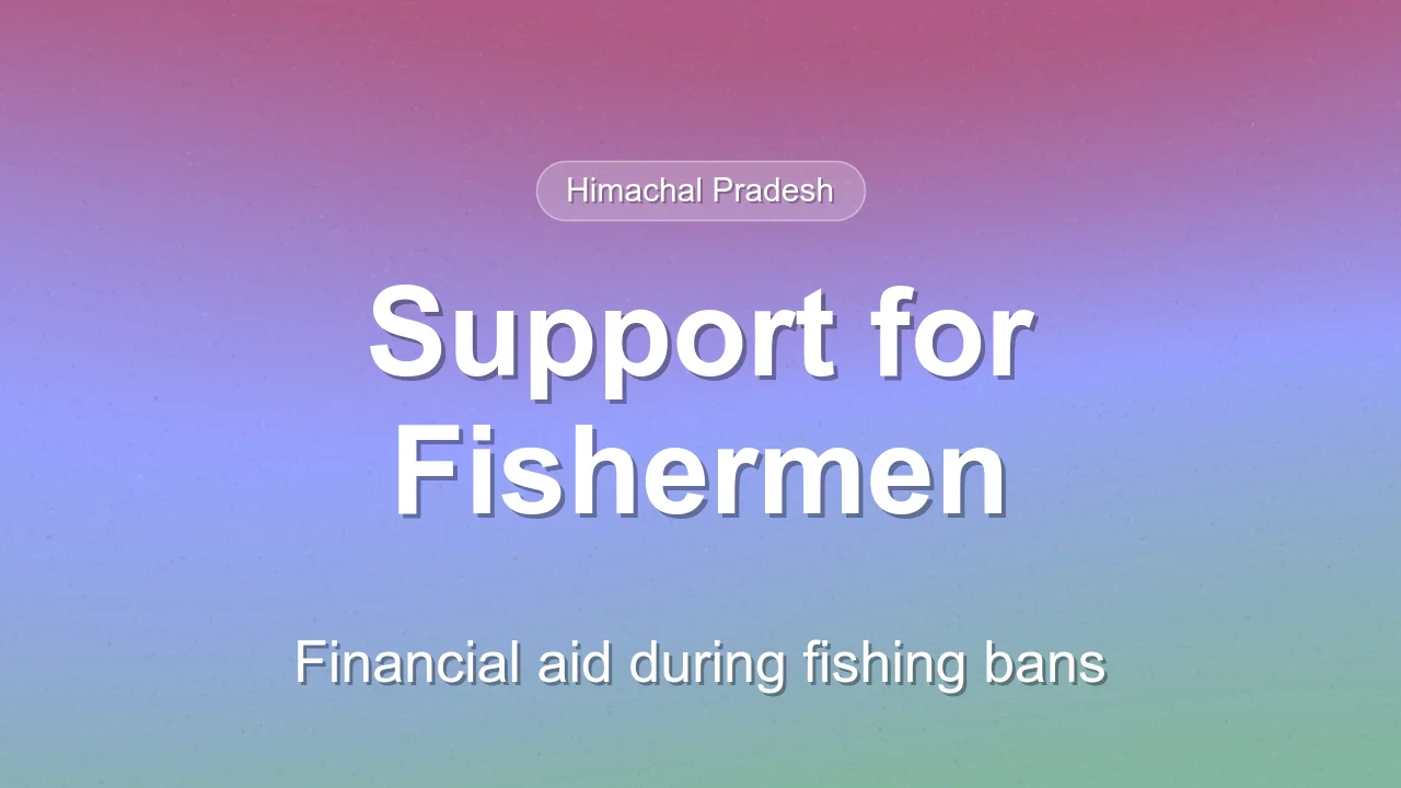 Himachal Pradesh Launches Financial Support Scheme for Reservoir Fishermen
