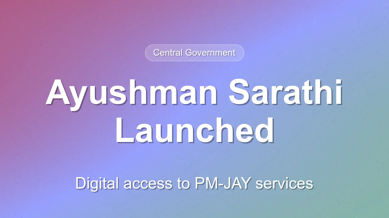 Ayushman Sarathi WhatsApp Chatbot Launched for PM-JAY Services