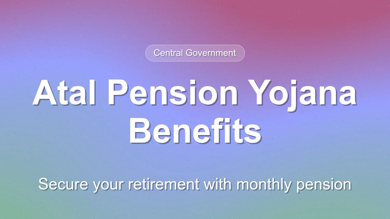 Atal Pension Yojana 2026: Secure Monthly Pension Up To Rs 5,000