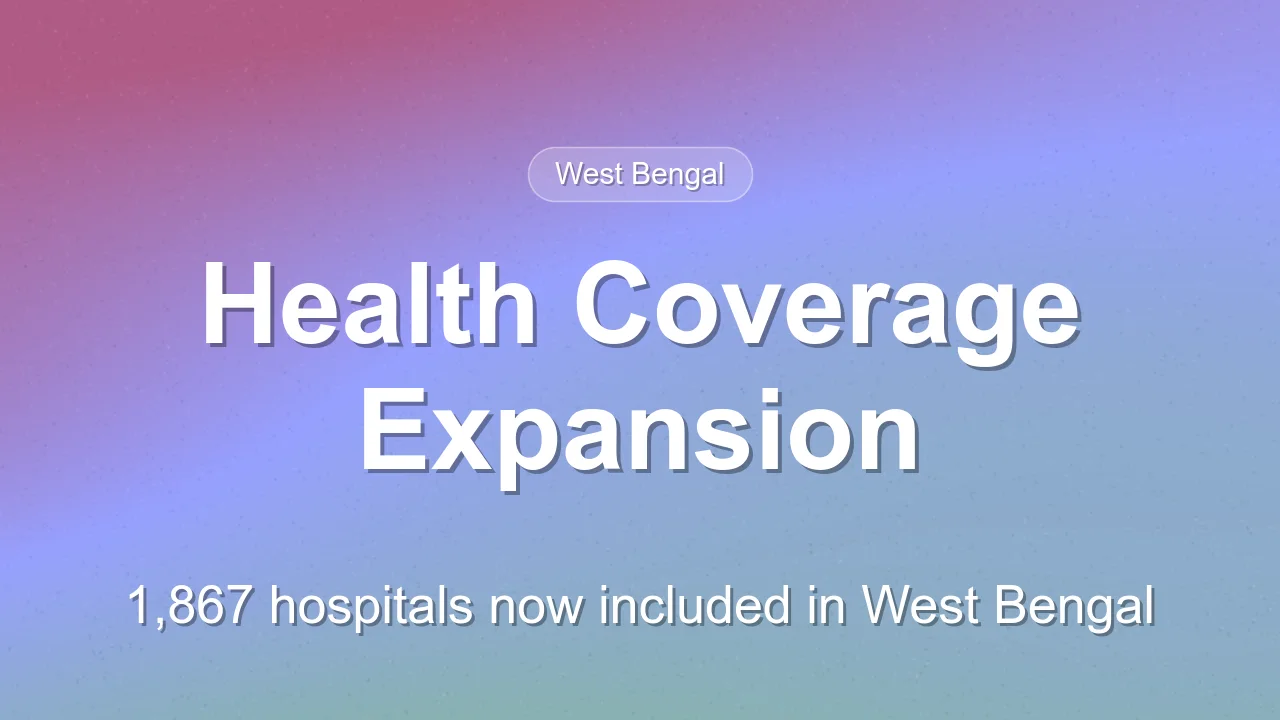 West Bengal Expands Health Coverage Under Ayushman Bharat