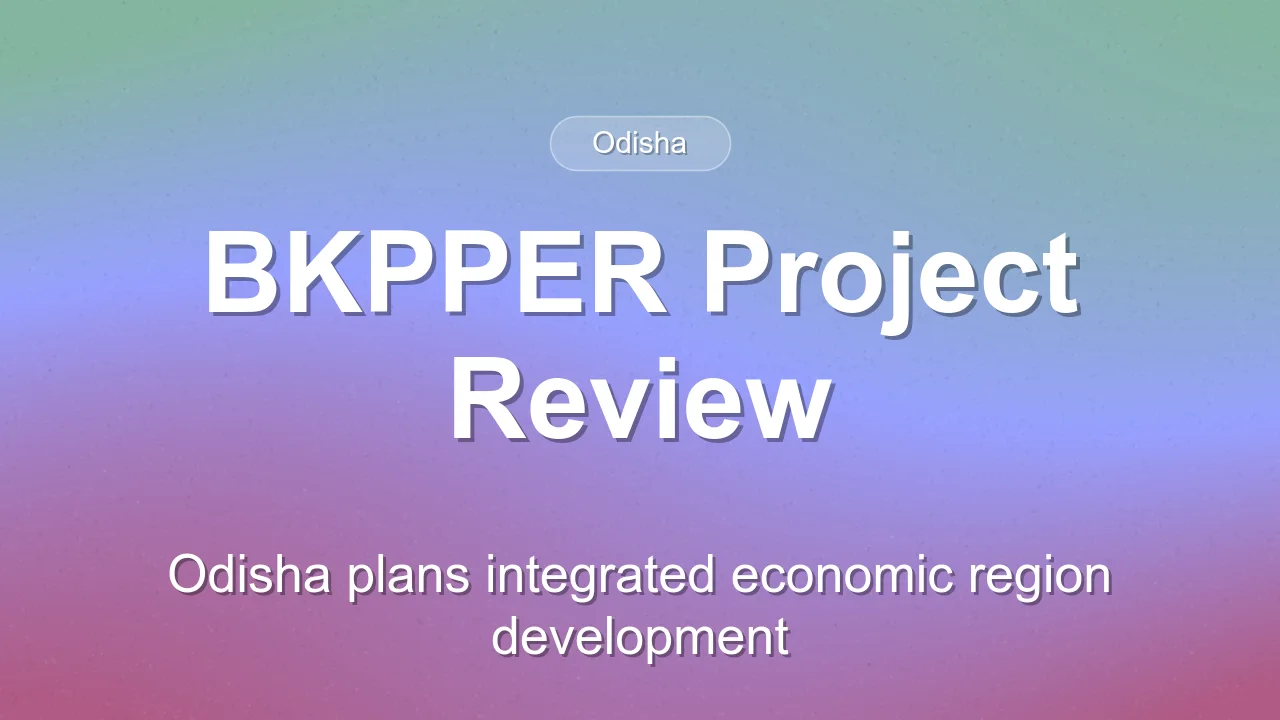 Odisha Reviews BKPPER Project Under Central CER Scheme