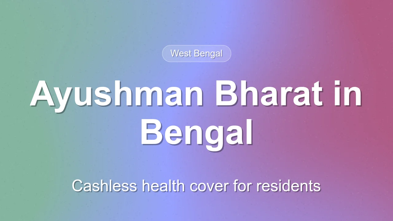 Ayushman Bharat PM-JAY Launched in West Bengal