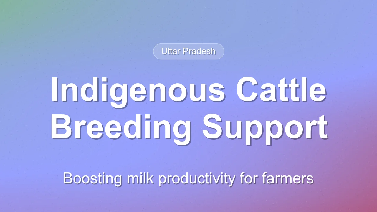 Mukhyamantri Pragatisheel Pashupalak Protsahan Yojana promotes indigenous cattle breeding