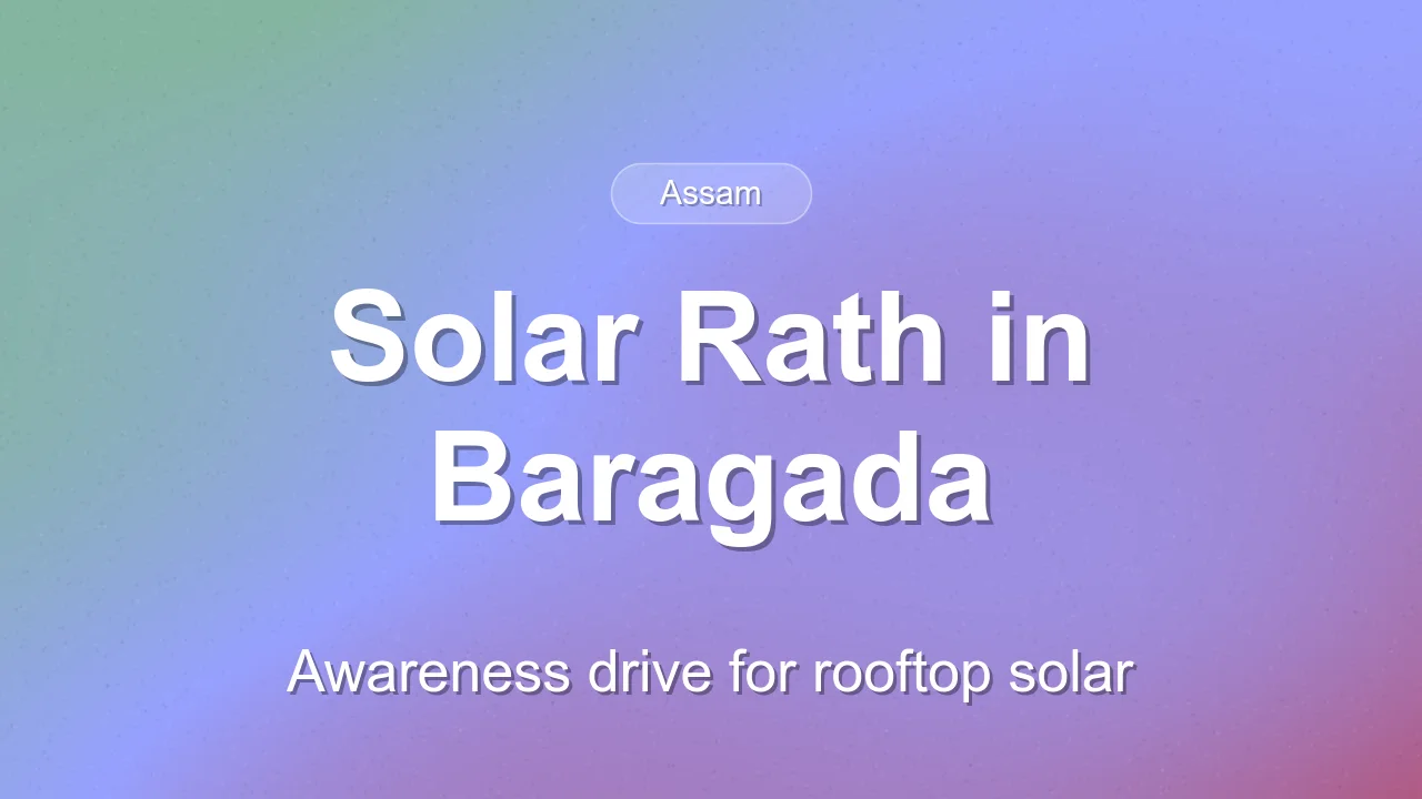 TPWODL launches Solar Rath awareness programme in Baragada district