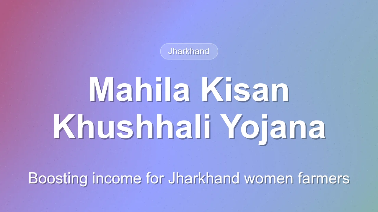 Jharkhand proposes Mahila Kisan Khushhali Yojana for women farmers