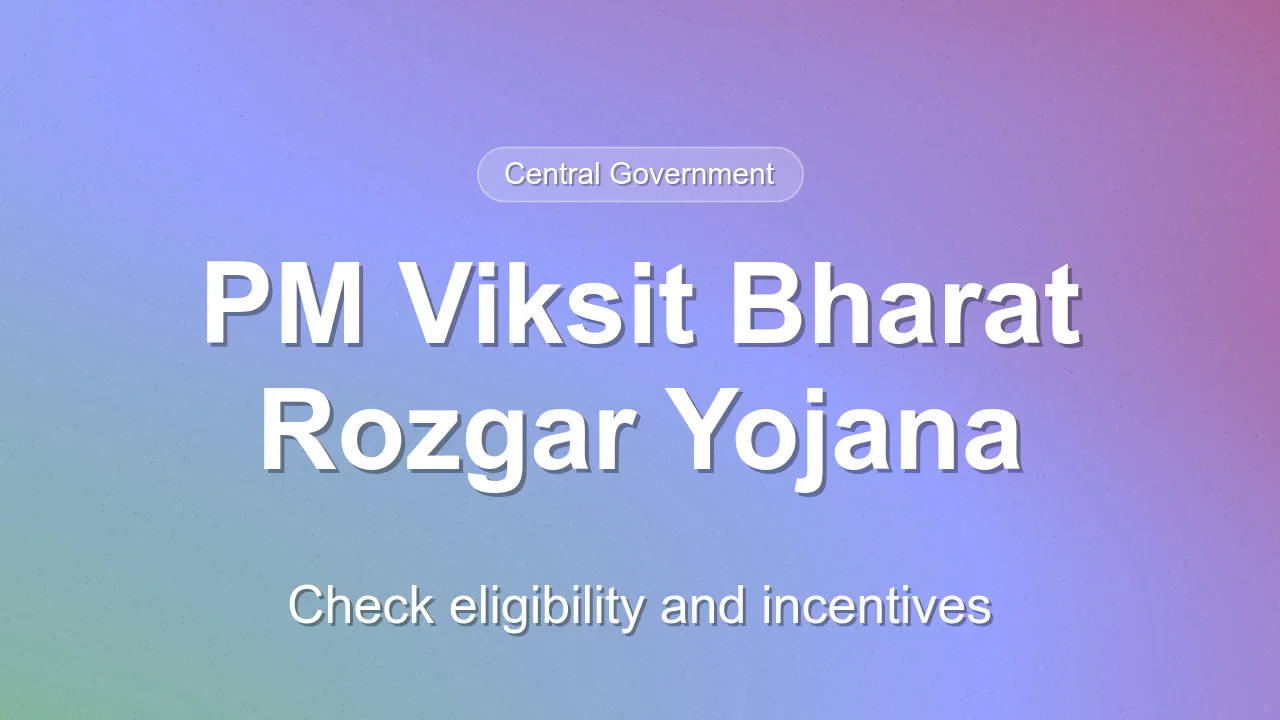 PM Viksit Bharat Rozgar Yojana: One-time incentive of up to Rs 15,000 for first-time employees