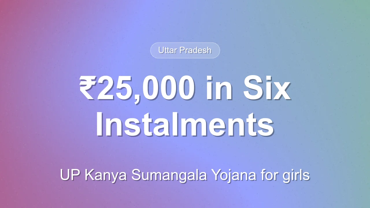 Kanya Sumangala Yojana: UP pays ₹25,000 per girl in six instalments