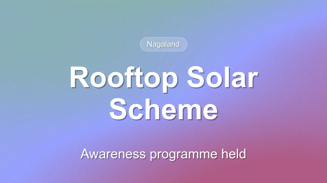 Loans up to Rs 2 lakh available for rooftop solar installations up to 3 kW