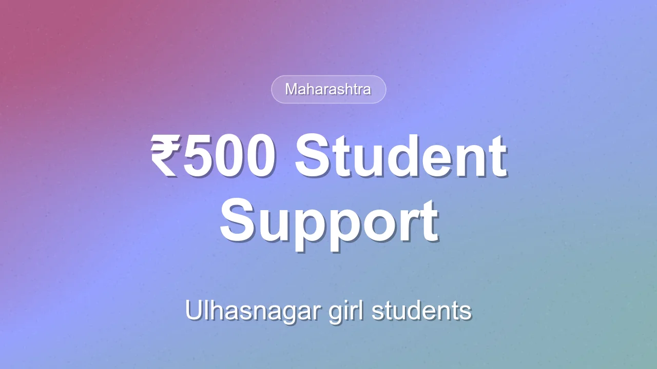 Ulhasnagar scheme to pay girl students ₹500 a month