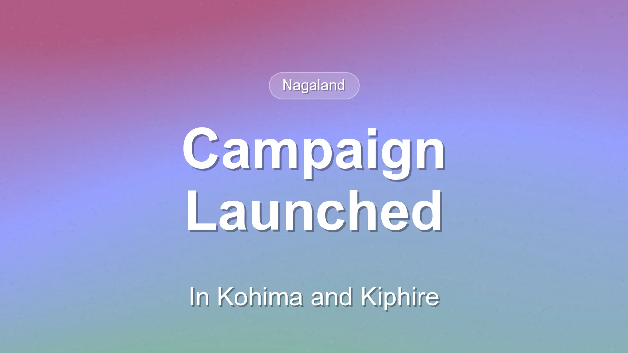 Jan Manthan-Reform Utsav campaign launched in Kohima and Kiphire on October 2
