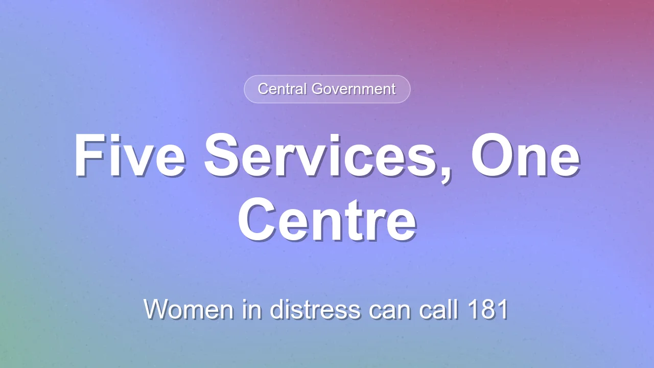 Sakhi One Stop Centres: five services for women facing violence