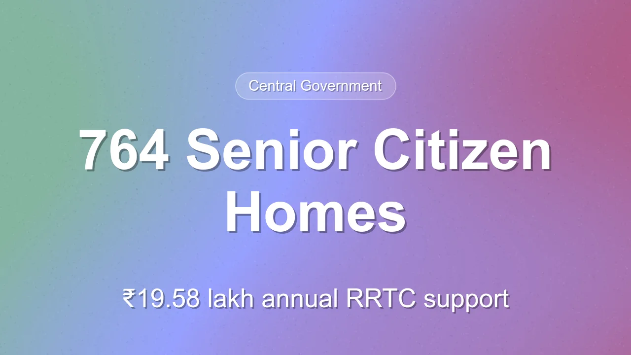 AVYAY supports 764 Senior Citizen Homes, says report