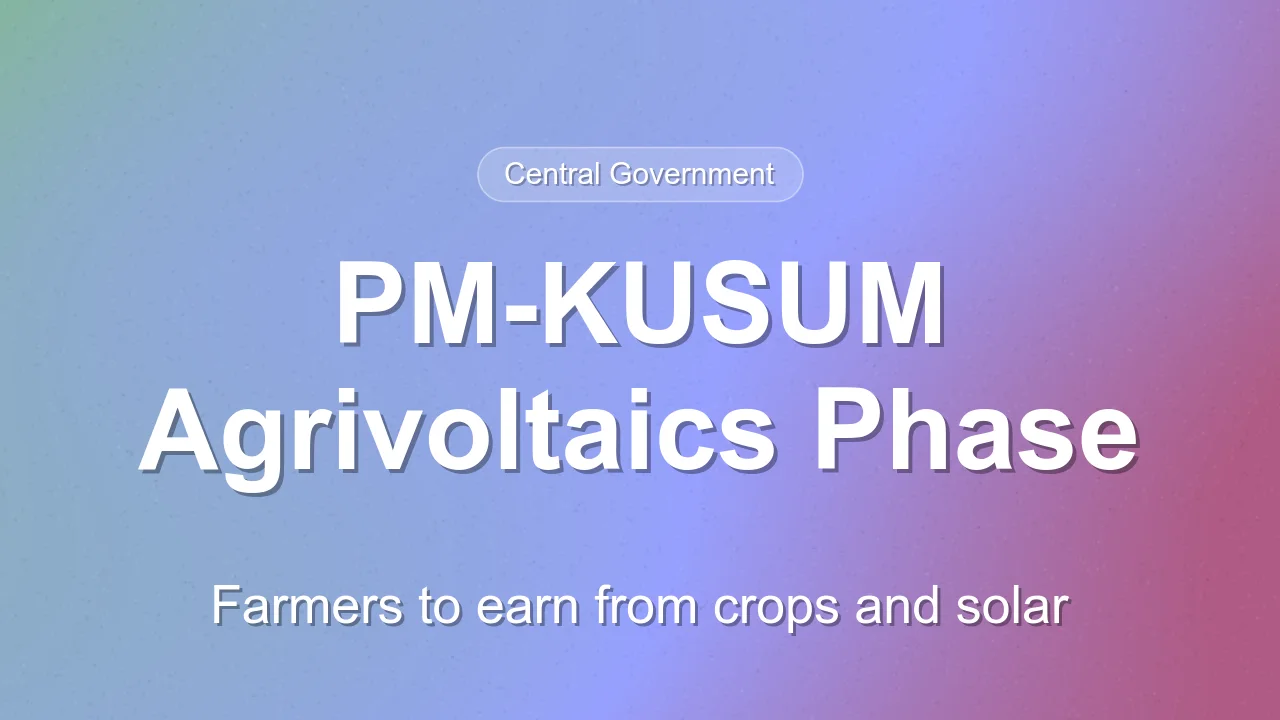 PM-KUSUM Next Phase to Support Agrivoltaic Capacity, Joshi Says at Agrivoltaics World Conference 2026