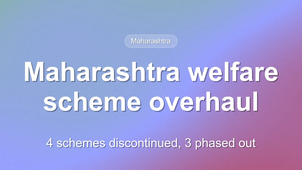Maharashtra discontinues 4 women and child welfare schemes, Lek Ladki Yojana applications move to MahaDBT