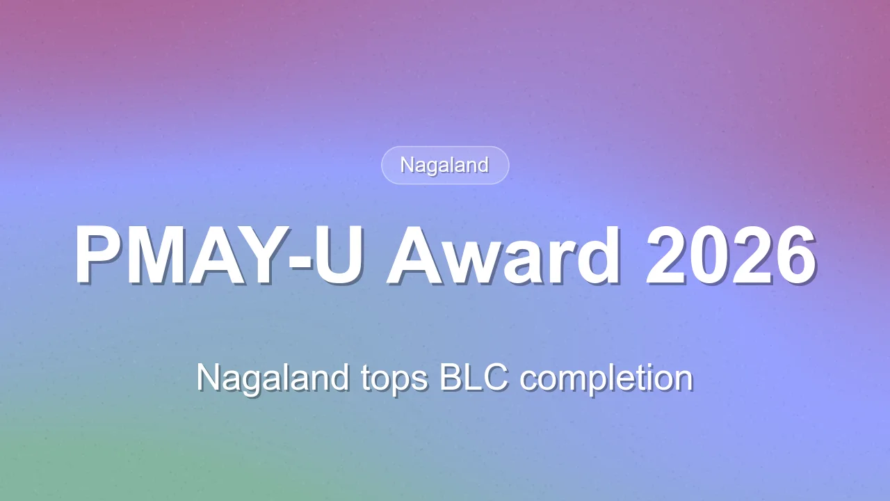 Nagaland gets PMAY-U award for 98.06% completion of BLC houses